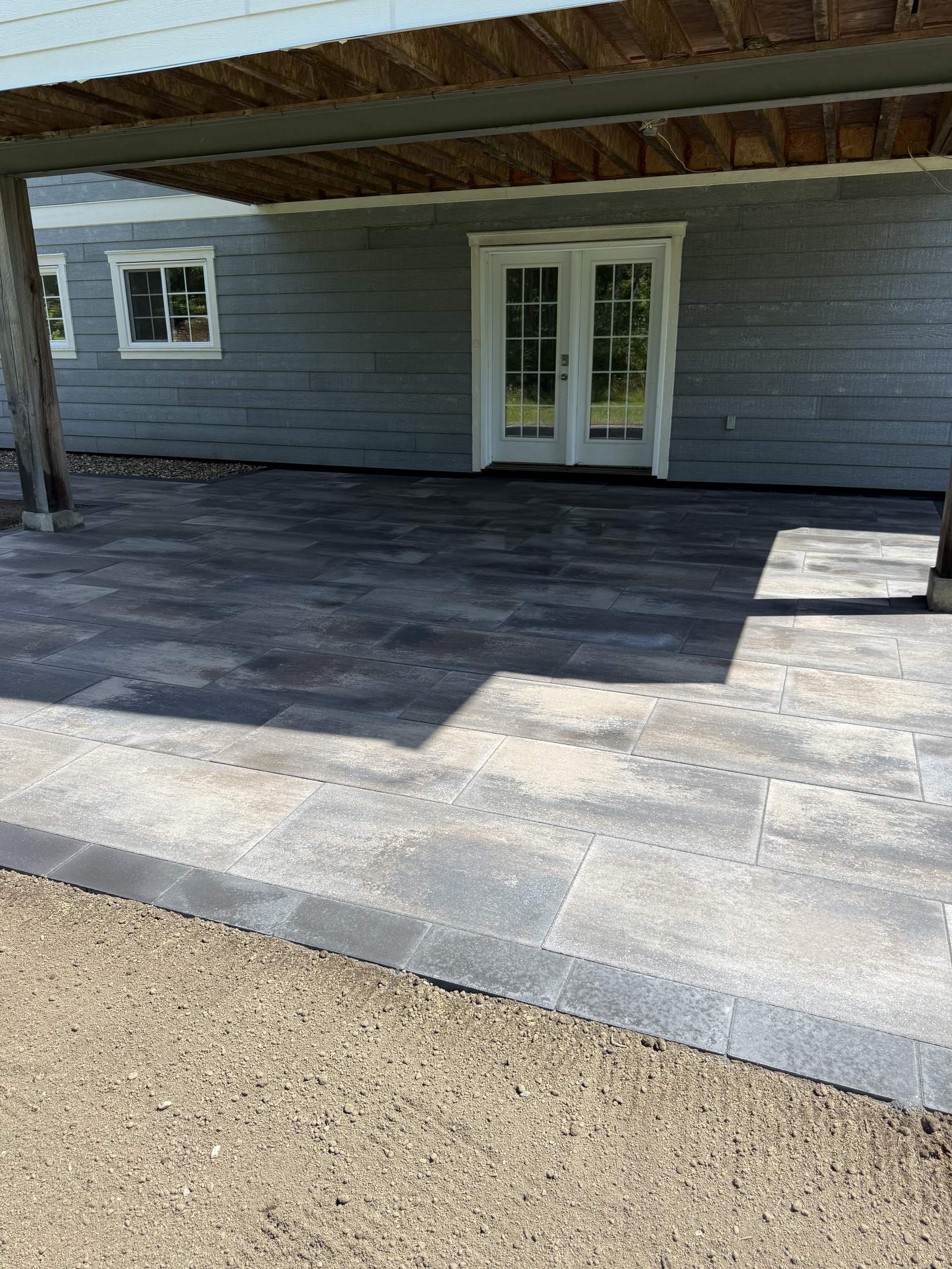 Charcoal patio